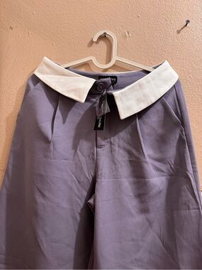 PrettyLittleThing Lavender with White pants